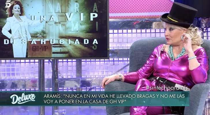 Aramís durante su entrevista