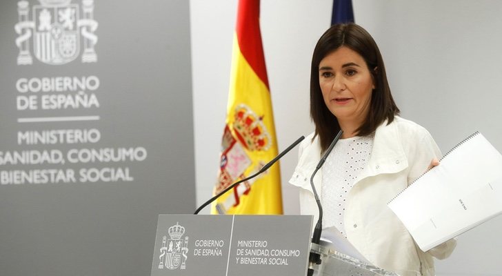 Montón en su comparecencia para dar explicaciones sobre su máster
