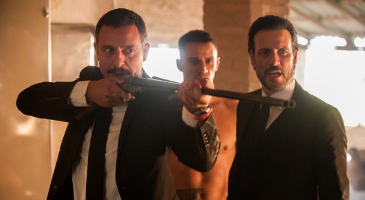 Isak Férriz, Carlos Librado y Daniel Grao en &#39;Gigantes&#39;