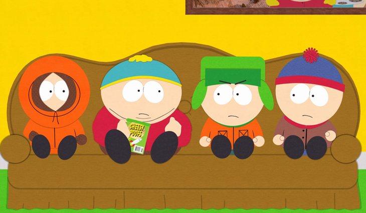 Kenny, Cartman, Kyle y Stan en 'South Park'