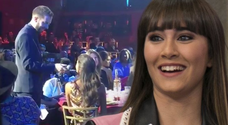 David Broncano, preguntando a Ana Guerra, y Aitana