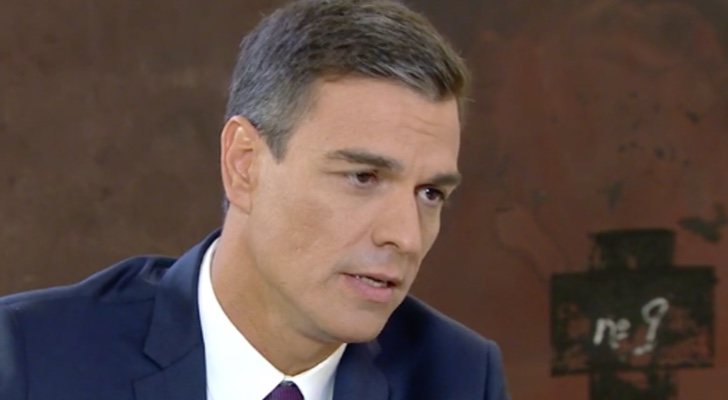 Pedro Sánchez durante la entrevista de Ana Pastor en &#39;El objetivo&#39;