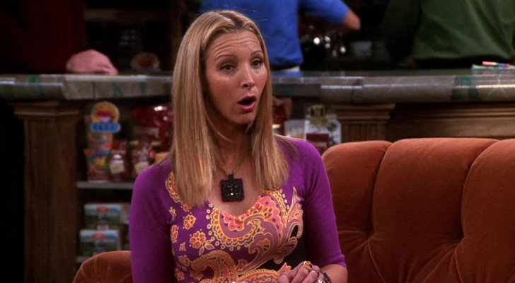 Lisa Kudrow en un episodio de 'Friends'