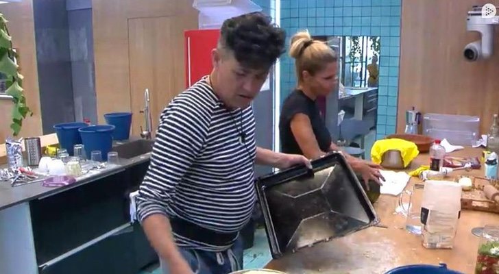 Ángel Garó y Makoke cocinando en 'GH VIP 6'