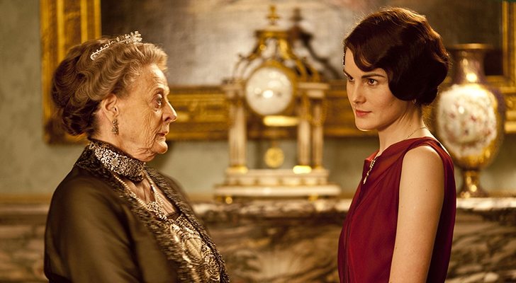 Maggie Smith y Michelle Dockery en 'Downton Abbey' 