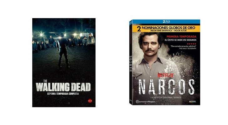 'The Walking Dead' y 'Narcos'
