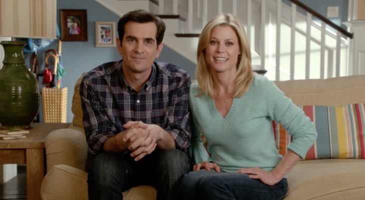 Ty Burrell y Julie Bowen como Phil y Claire Dunphy en 'Modern Family'