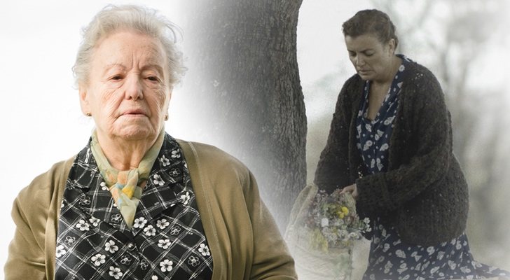 Herminia (María Galiana) y la versión más joven del personaje (Paz de Alarcón) en 'Cuéntame'