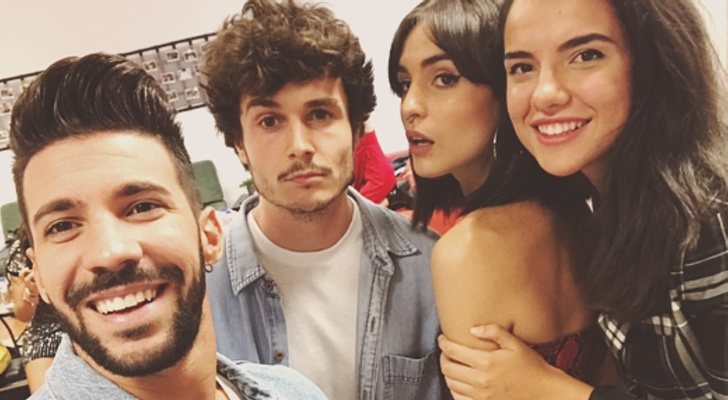Rodrigo, Miki, Natalia y Marta de 'OT 2018'