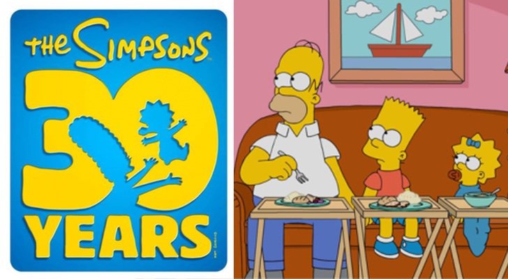 A la izquierda, logotipo de la nueva temporada de &#39;Los Simpson&#39;