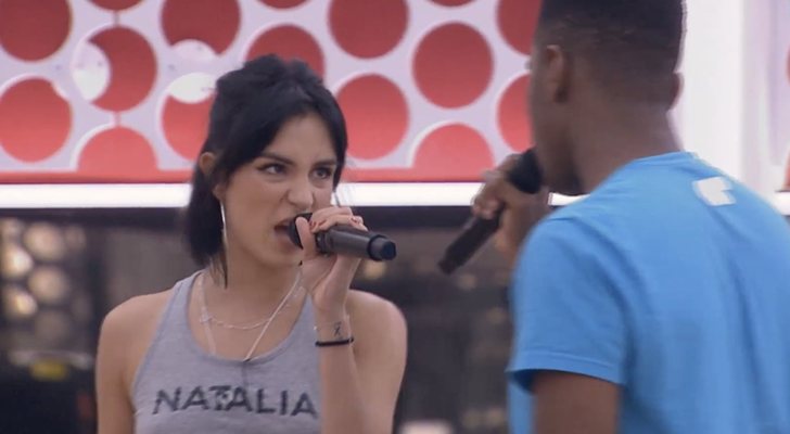 Natalia y Famous en el primer pase de micros de 'OT 2018'