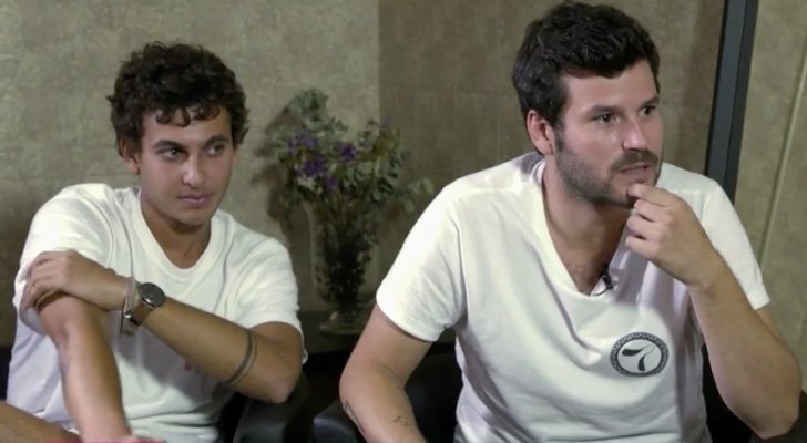 Antón Carreño y Willy Bárcenas, de Taburete, en 'Liarla Pardo'