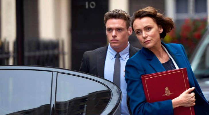 Richard Madden y Keeley Hawes en 'Bodyguard'