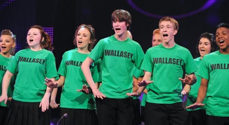 Alumnos de la Escuela Wallasey, centro ganador de 'Grease: The School Musical'