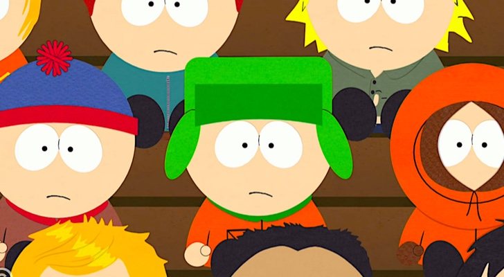 Stan, Kyle y Kenny en 'South Park'