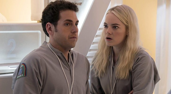 Jonah Hill y Emma Stone en el laboratorio de 'Maniac'
