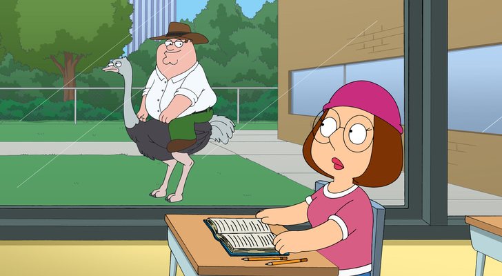 Peter y Meg en 'Padre de familia'