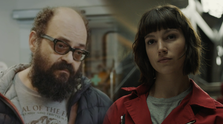 Úrsula Corberó ('La casa de papel') e Ignatius Farray ('El fin de la comedia'