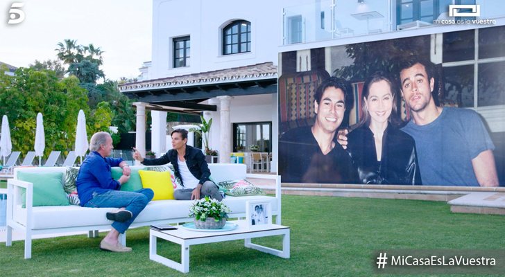 Julio Iglesias Jr. junto a Bertín en &#39;Mi casa es la vuestra&#39;