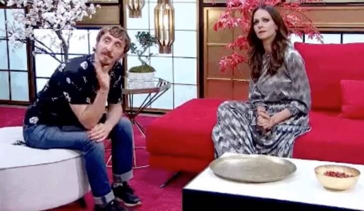 Iván Massagué junto a Eva González en su despedida de 'MasterChef Celebrity 3'