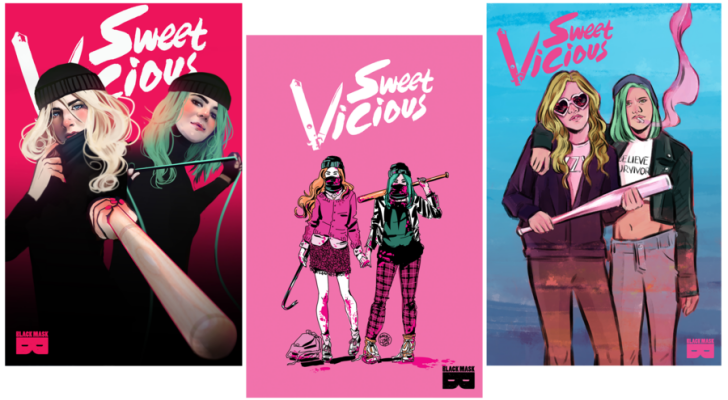 Ilustraciones del cómic de 'Sweet/Vicious'