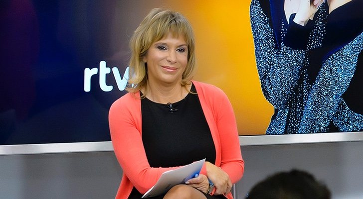 Toñi Prieto en una rueda de prensa