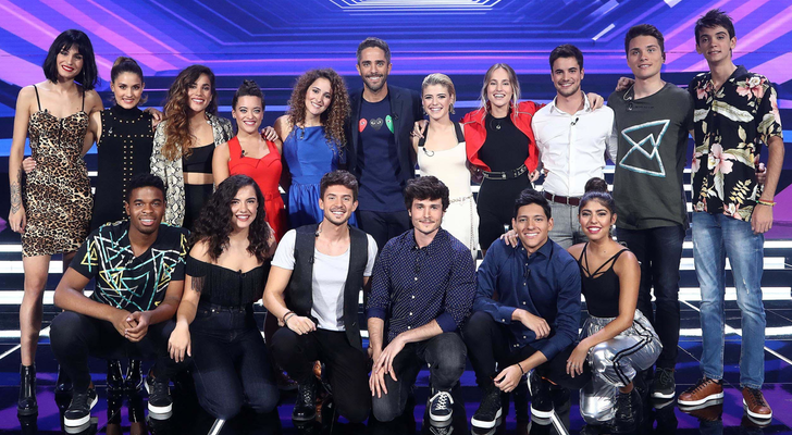 Concursantes de 'OT 2018' junto a Roberto Leal