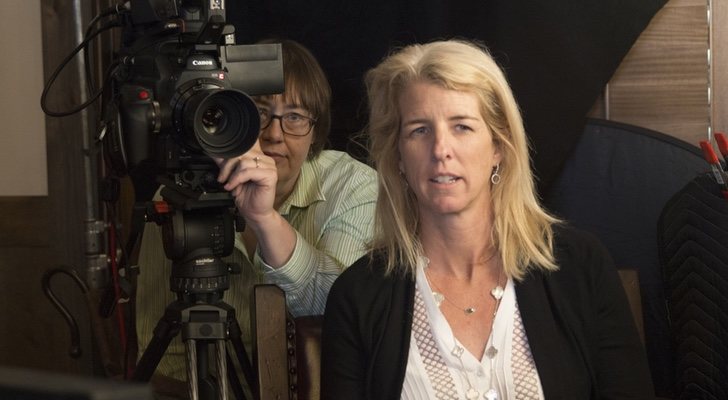 Rory Kennedy durante la grabación del documental 'La historia de la NASA'.