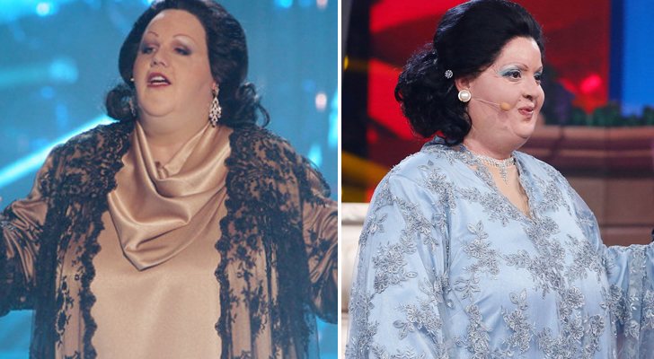 Daniel Diges y Ruth Lorenzo como Montserrat Caballé en 'Tu cara me suena'