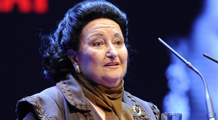 La soprano Montserrat Caballé