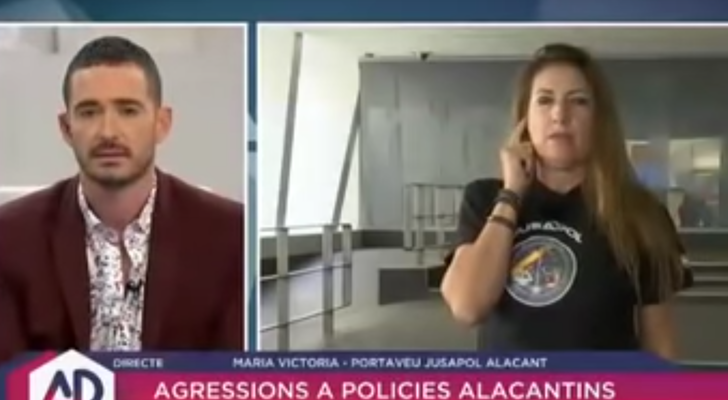 Entrevista, en 'À Punt directe', entre Juan Nieto y María Victoria