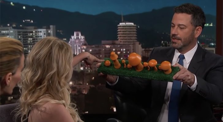 Stormy Daniels en 'Jimmy Kimmel Live'