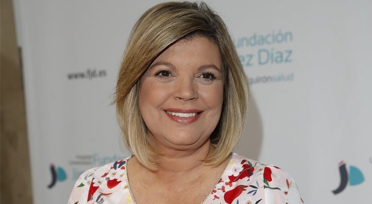 Terelu al salir de su última intervención en el pecho