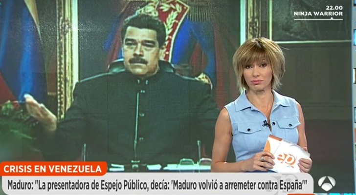 Maduro se burla de Susanna Griso y esta lo muestra en 'Espejo público'