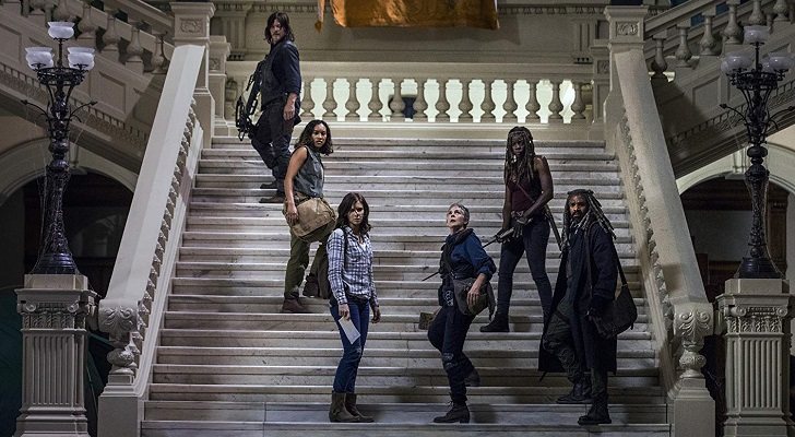 Algunos de los protagonistas de 'The Walking Dead'