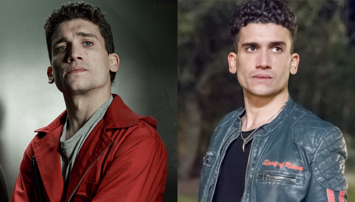 Jaime Lorente en 'La Casa de Papel' y 'Élite'
