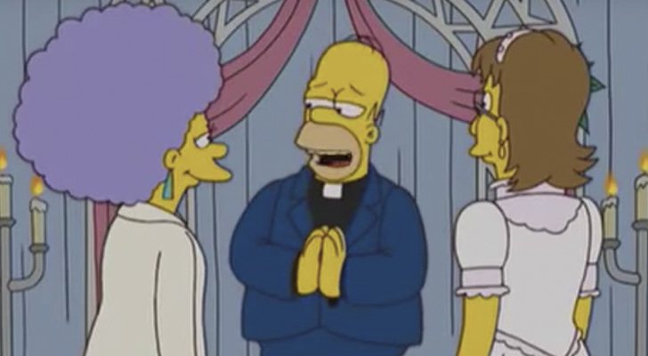 Patty a punto de casarse con Verónica en 'Los Simpson'