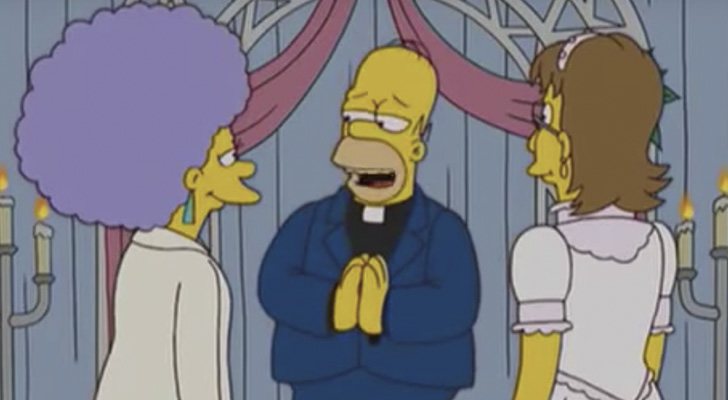 Patty a punto de casarse con Verónica en &#39;Los Simpson&#39;