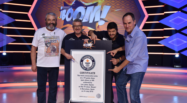 Los Lobos reciben el Premio Guinness en '¡Boom!'