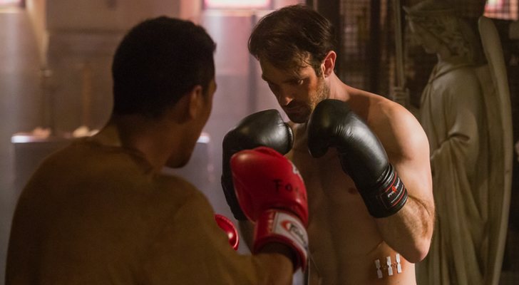 Matt Murdock (Charlie Cox) en medio de una pelea de boxeo