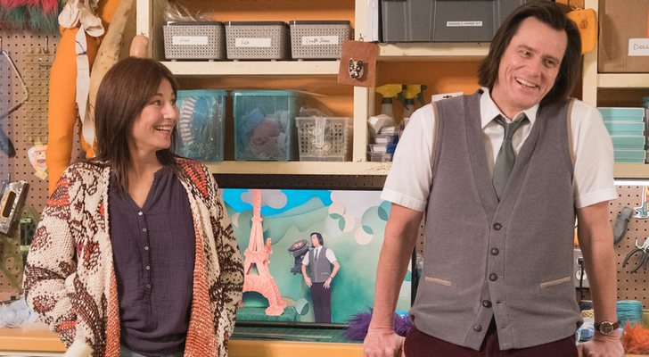 Catherine Keener y Jim Carrey en 'Kidding'