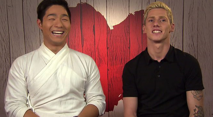 Samuel e Isaac se ríen antes de la decisión final de 'First Dates'