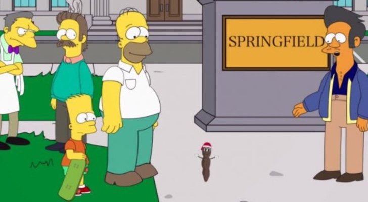 Los habitantes de Springfield reciben a Sr. Hankey