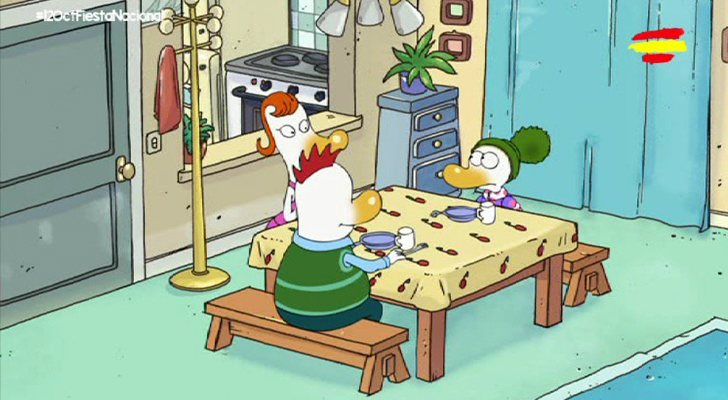 Una de las imágenes del canal Clan TVE recogidas en Twitter en el Día de la Hispanidad