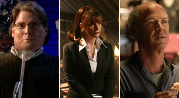 Christopher Reeve, Margot Kidder y Marc McClure en sus papeles en 'Smallville'