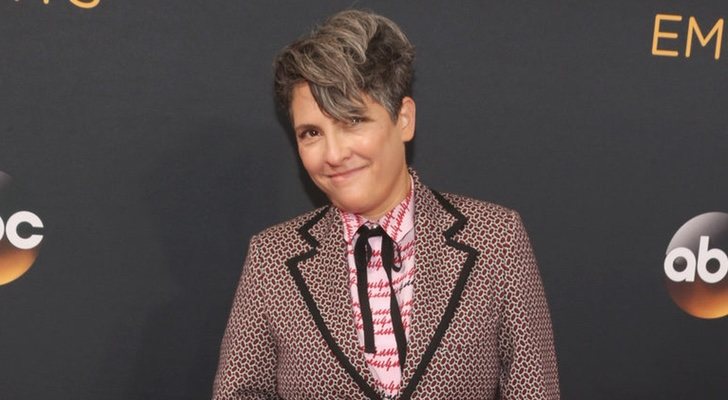 Jill Soloway, creadora de Transparent, durante la ceremonia de los Emmy 2016
