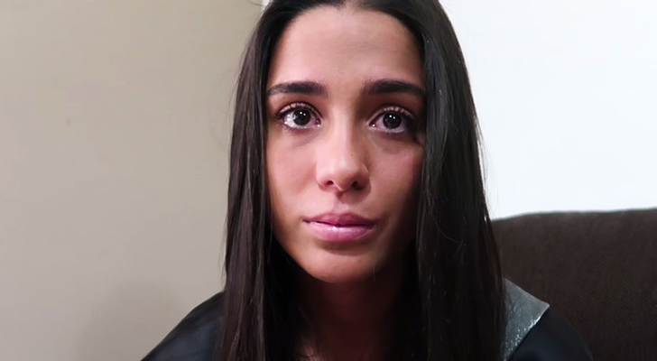 Claudia Martínez hablando de su trágico episodio