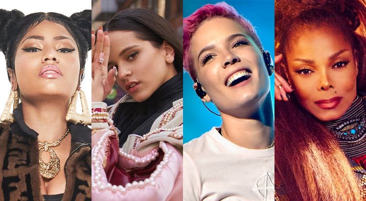 Nicki Minaj, Rosalía, Halsey y Janet Jackson, primeras artistas invitadas de los MTV EMAs 2018