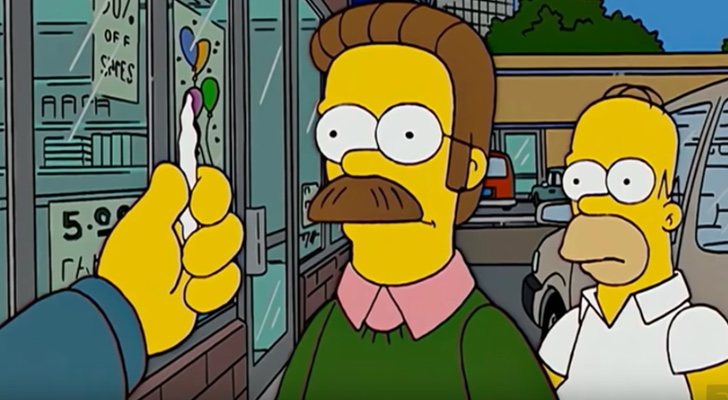 Flanders y Homer viajan a Canadá en 'Los Simpson'