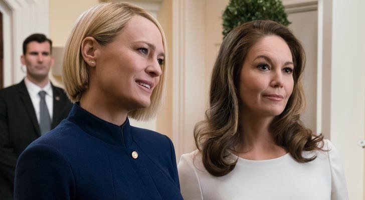 Robin Wright y Diane Lane en 'House of Cards'